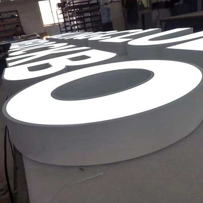 HIGHSPAN Giant Light Up Logo Sign 220V Input Huruf Saluran Kustom