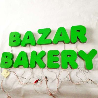 Outdoor 3D Illuminated Led Backlit Letter Sign Logo Untuk Bisnis