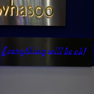 Toko Coffee Shop Led Sign Backlighting Purple Lighting CE RoHS