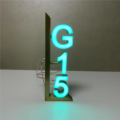 OEM ODM Hotel Room Number Signs Led House Door Number Plate 12V