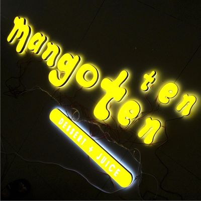 Signage Huruf Akrilik LED Depan Toko Iklan 12VDC