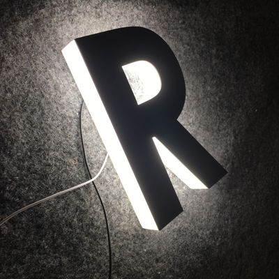 OEM ODM Plastik Alphabet Acrylic Illuminated Sign Storefront Advertising