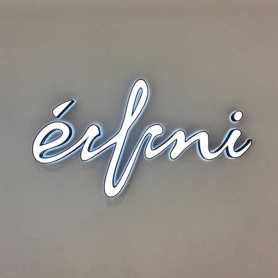 3d Illuminated Indoor Logo Signs Letter Untuk Toko Eceran CE ROHS UL