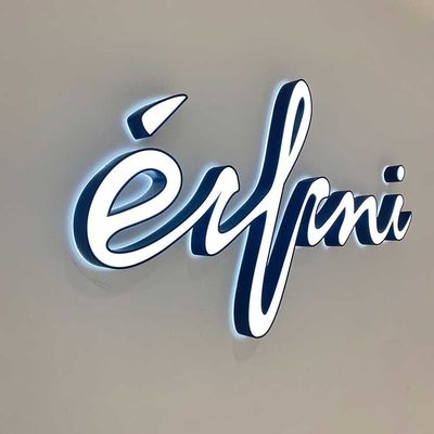 3d Illuminated Indoor Logo Signs Letter Untuk Toko Eceran CE ROHS UL