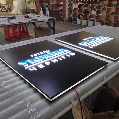 Mini Front Lit SMD2835 LED Acrylic Letters Sign Board Ramah Lingkungan