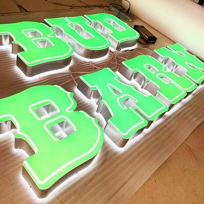 ODM Led 3d Aluminium Letters 10cm Acrylic Alphabet Light Box