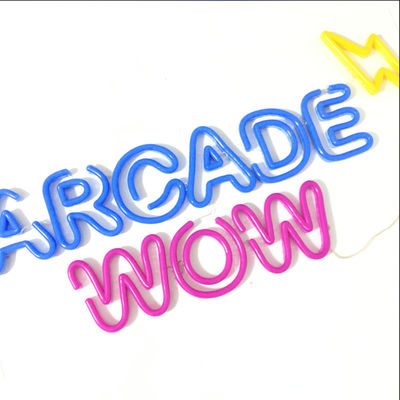 PVC Akrilik Fleksibel Neon Sign Shop Signage Dekorasi Luar Ruangan