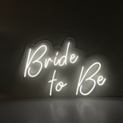 Light Up Wedding Led Neon Sign Bride Menjadi Silicone Neon Flex