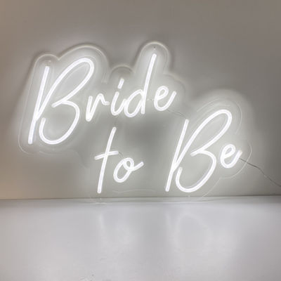 Light Up Wedding Led Neon Sign Bride Menjadi Silicone Neon Flex