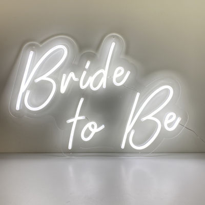 Light Up Wedding Led Neon Sign Bride Menjadi Silicone Neon Flex