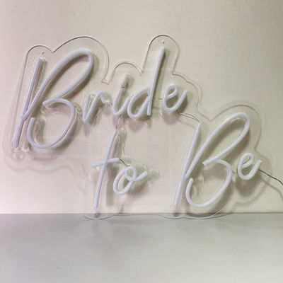 Light Up Wedding Led Neon Sign Bride Menjadi Silicone Neon Flex