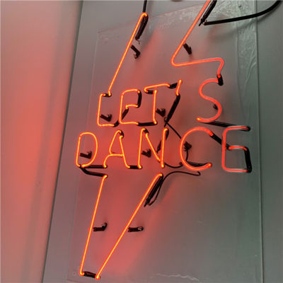 Red pink Valentines Tattoo Neon Sign Board Untuk Home Bar 7.5kv