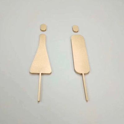 Iklan 3d Logam Kustom Aluminium Sign Letters Anti Karat