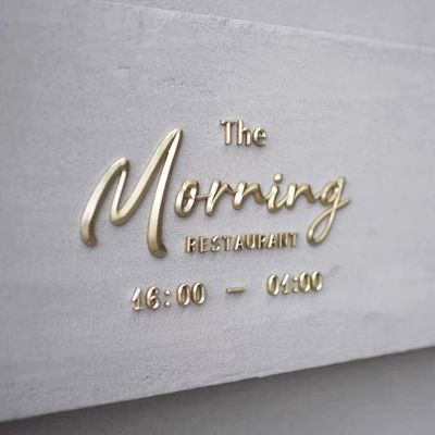 Iklan Besar Nama Perusahaan Dinding Papan Tanda Tahan Air IP67