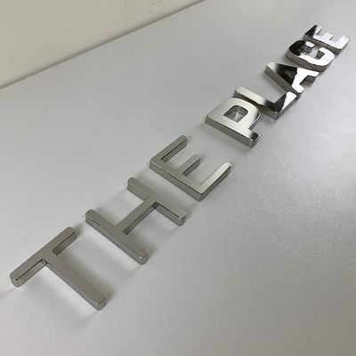 HIGHSPAN Custom Logo Metal Letter Sign SS304 Untuk Kantor