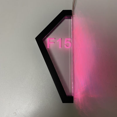 Apartemen Personalized Door Number 3D RGB RGBW Light Up House Sign