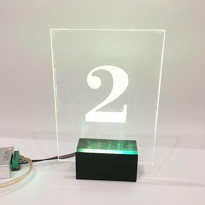 Pintu Depan Besar RGB Led Tanda Nomor Rumah Plakat 50000 Jam