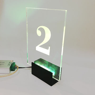 Pintu Depan Besar RGB Led Tanda Nomor Rumah Plakat 50000 Jam