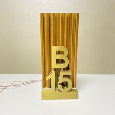 Led Backlit Light Up Tanda Nomor Rumah Highspan Untuk Kantor Apartemen