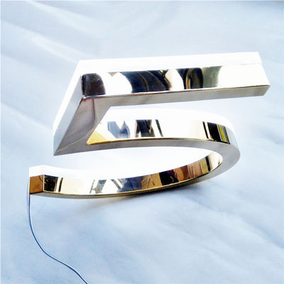 Tanda Nomor Rumah Sikat Emas Kecerahan Tinggi Potong Laser CE RoHS