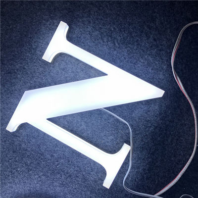 12mm Acrylic Company Logo Wall Sign Aluminium Channel Letters Anti Karat