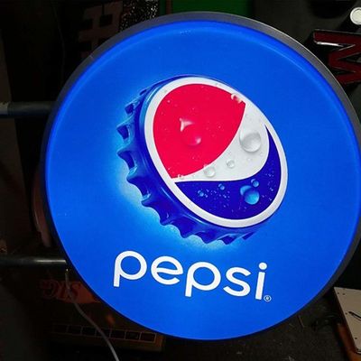 Outdoor Anti UV Vacuum Forming Light Box Signage Thermoforming Dua Sisi