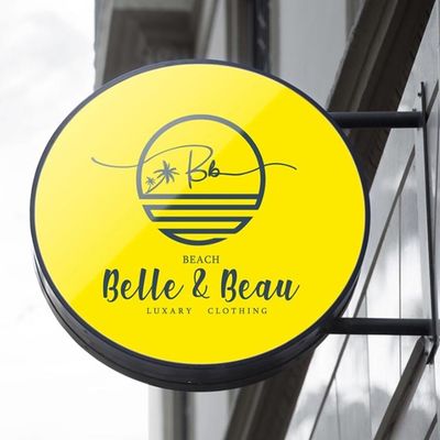 50-200mm Tebal Custom Light Box Signage Flag Mount OEM ODM