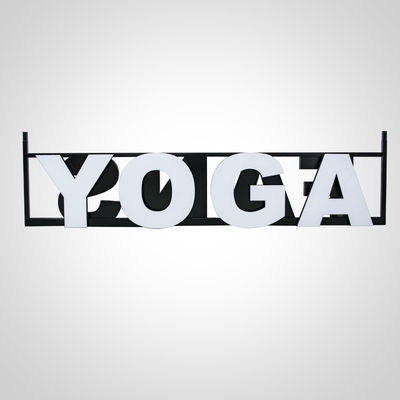 Yoga Store Restaurant Sign Board Led Channel Letter Dengan Metal Raceway