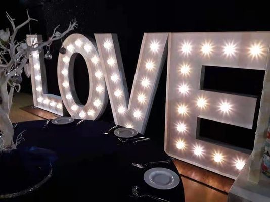 Free Standing 4 Foot Love Marquee Sign Letters Tahan Air IP67