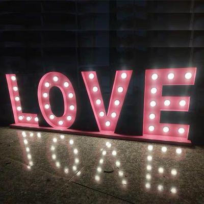 LED Big Marquee Letter Sign Aluminium Metal Marquee Letters UL