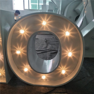 LED Big Marquee Letter Sign Aluminium Metal Marquee Letters UL