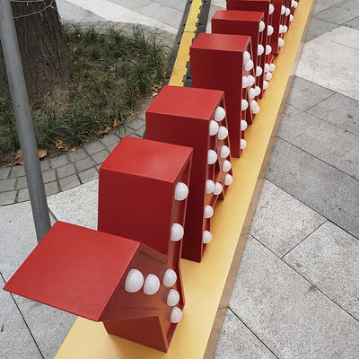 Lampu Surat Marquee Raksasa Terang Luar Ruangan Elektroplating