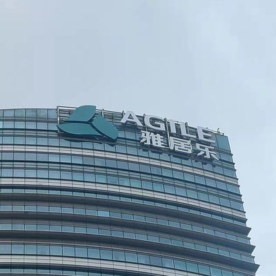 Led Light Nama Perusahaan Logo Tanda Bangunan 3d Channel Letters