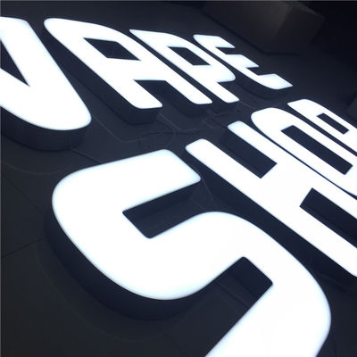 Business Light Up 3D Letter Sign Papan Toko Ritel DC12V