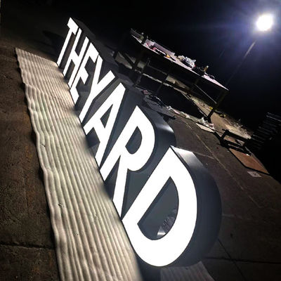 Menarik Tahan Lama 3d Surat Tanda Led Channel Acrylic Restaurant Papan 3mm