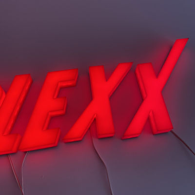 Kustom Huruf 3d Huruf Tanda Grafiti Keren Alfabet Dc12v 5cm