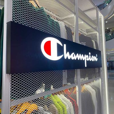 Tanda Huruf 3D Tahan Air Logam Alfabet Diterangi 60HZ