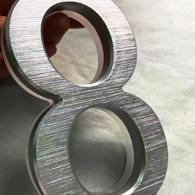 Iklan 3D Acrylic Backlit Letter Sign Hitam Dicat Tebal 12cm