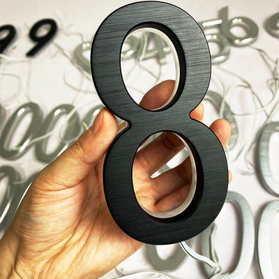 Iklan 3D Acrylic Backlit Letter Sign Hitam Dicat Tebal 12cm