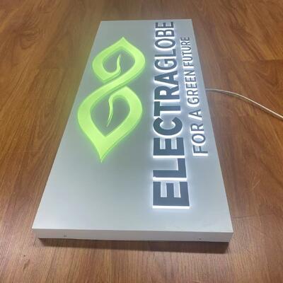 50000 Jam Umur Surat Saluran LED dengan Sumber Daya Meanwell Menawarkan Pencahayaan dan Kinerja Tanda Bisnis jangka panjang