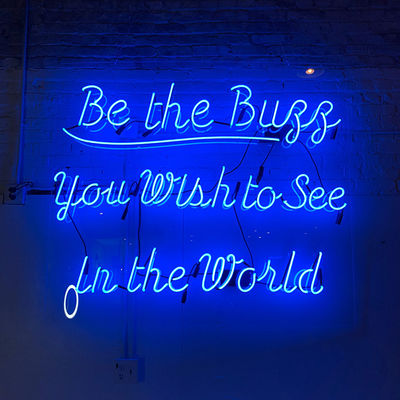 Transparansi Tinggi Akrilik Personalized Neon Signs 50000 Jam Hidup