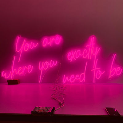 HIGHSPAN Personalized 3d Neon Channel Letters Dengan Papan Akrilik