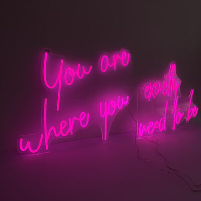 HIGHSPAN Personalized 3d Neon Channel Letters Dengan Papan Akrilik