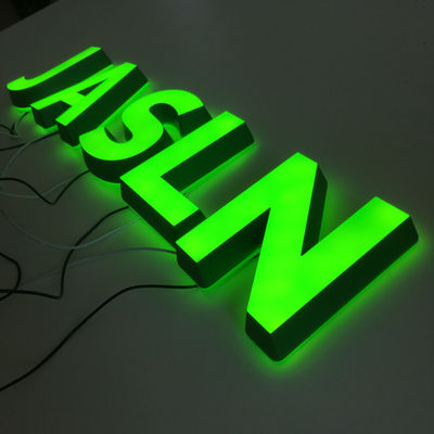 Alfabet Besar LED Huruf Akrilik Logo Super Terang Luar Ruangan Tahan Air