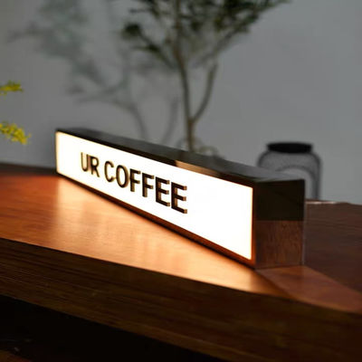 Stainless Steel Single Sided Light Box Signage 3D Signboard Periklanan Luar Ruangan