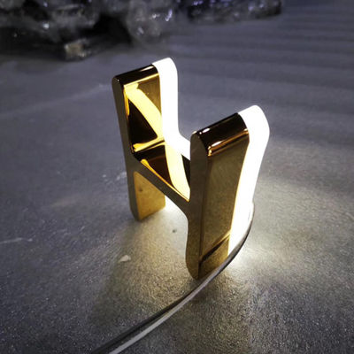 Logo Toko Ritel Fabrikasi Tanda Huruf 3D Kedalaman 3cm-15cm