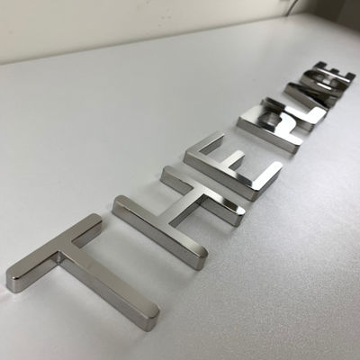 Etalase Kustom Cermin Perak 3D Tanda Surat Backlit FrontLit