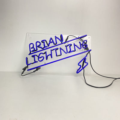 Drop Shipping Kustom Neon Sign Brain Lighting Letter Dengan Papan Akrilik