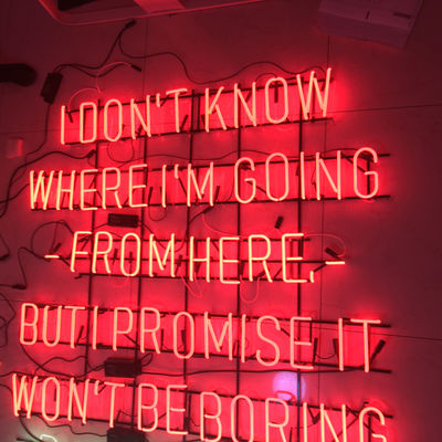 Toko Dekorasi Bingkai Logam Neon Light Word Signs For Wall