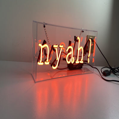 Eye Catching 12VDC Kustom Neon Sign Light Box Berdiri Bebas